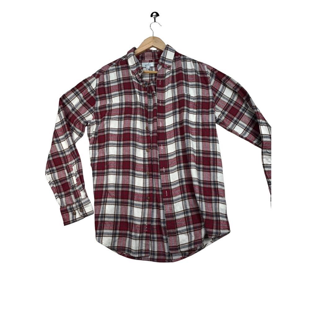 Marvel Avengers Croft & Barrow Upcycled Plaid Flannel Shirt Men’s Medium OOAK - Picture 6 of 11